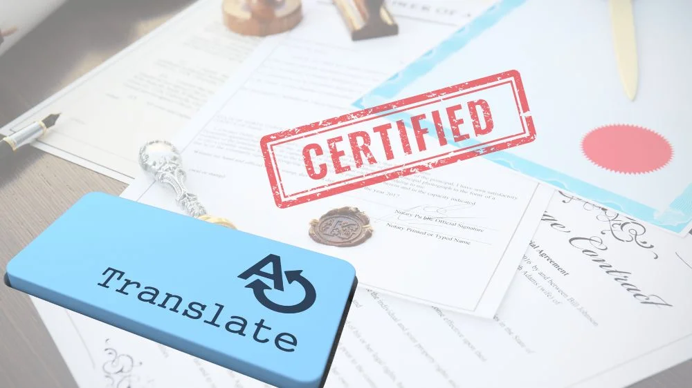 الوثائق التي يترجمها المترجمون المحلفون